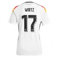 Camiseta Alemania Florian Wirtz #17 Primera Equipación para mujer Eurocopa 2024 manga corta